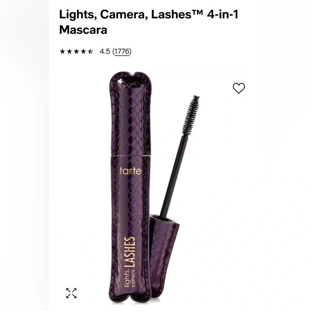 NEW Tarte Lights, Camera, Lashes™ 4-in-1 Mascara